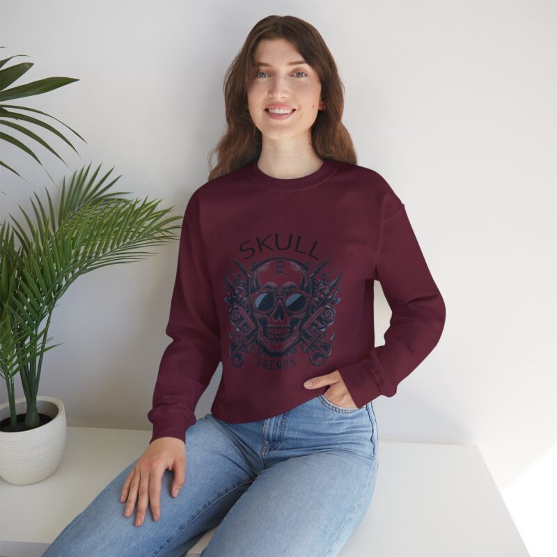 Skull Trends - Unisex Heavy Blend™ Crewneck Sweatshirt - Image 55