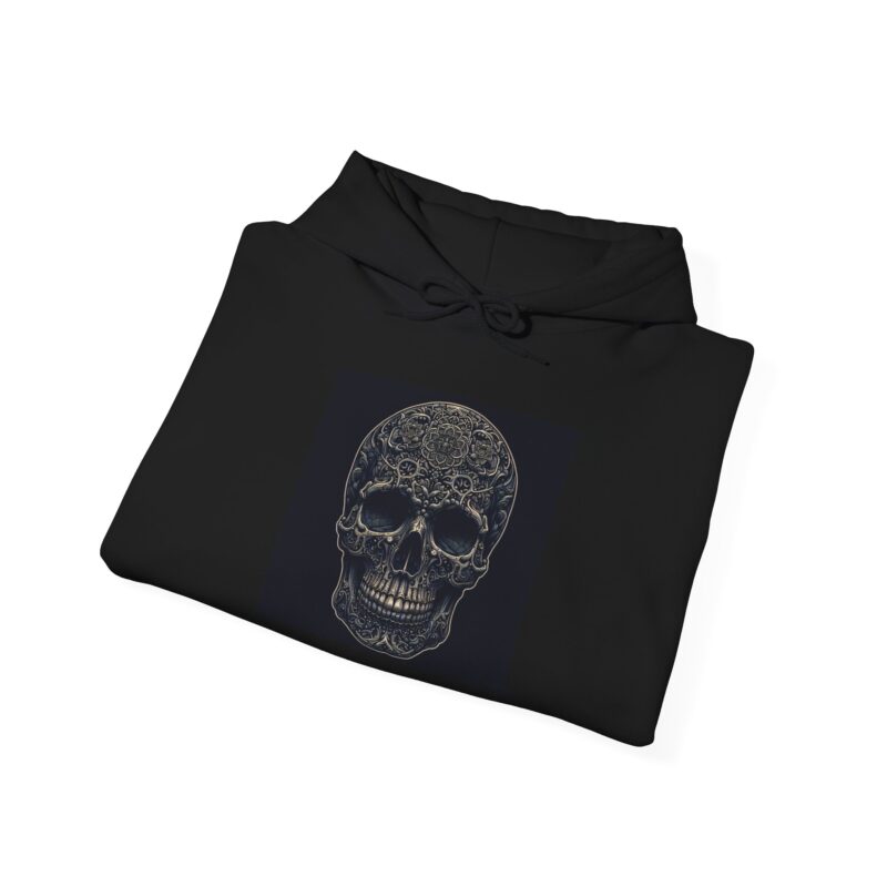 Large Skull - Unisex Heavy Blend™ Hooded Sweatshirt - Image 4