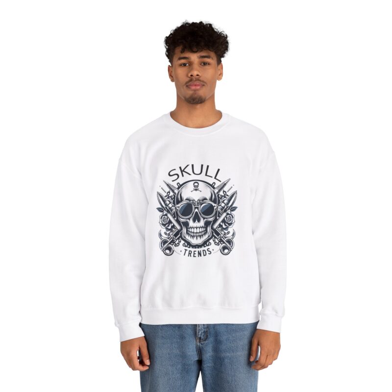 Skull Trends - Unisex Heavy Blend™ Crewneck Sweatshirt - Image 5