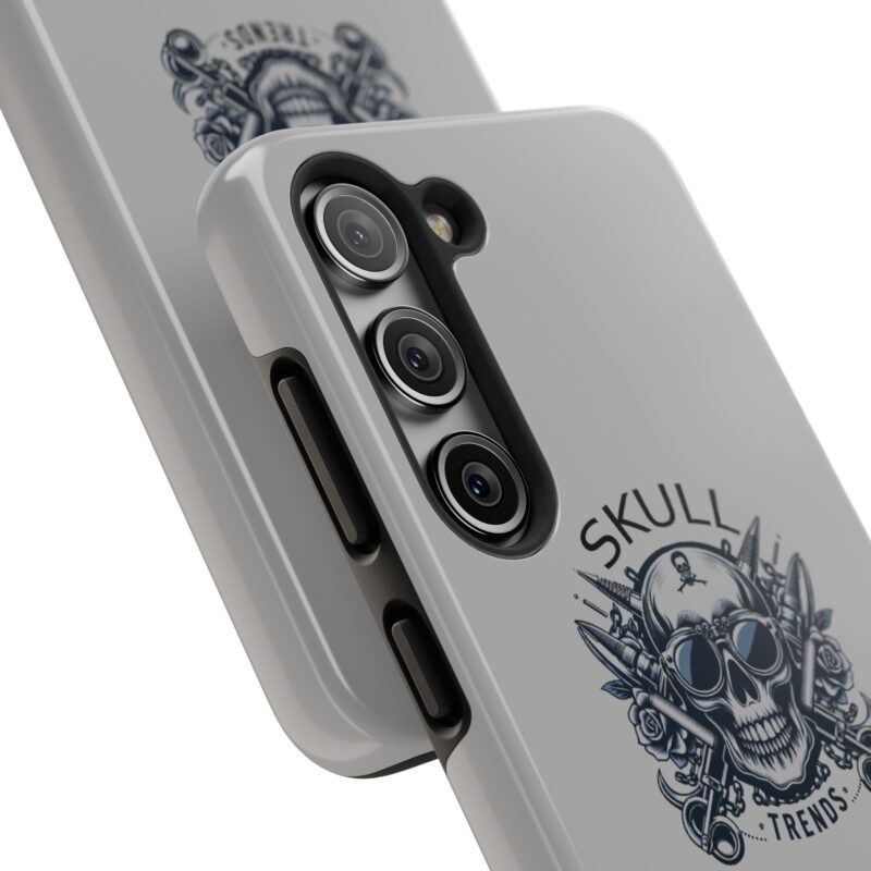 Skull Trends - Grey Phone Tough Phone Cases - Image 112