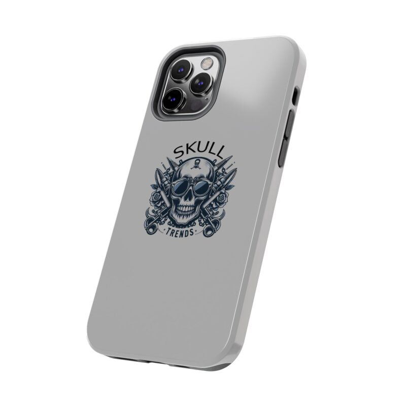 Skull Trends - Grey Phone Tough Phone Cases - Image 49