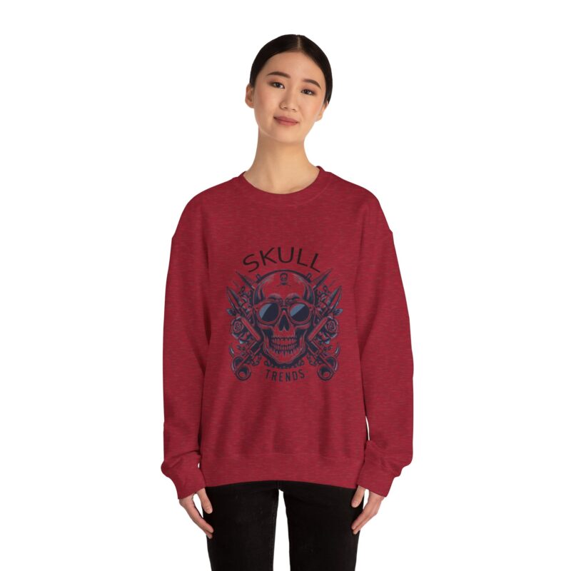 Skull Trends - Unisex Heavy Blend™ Crewneck Sweatshirt - Image 136