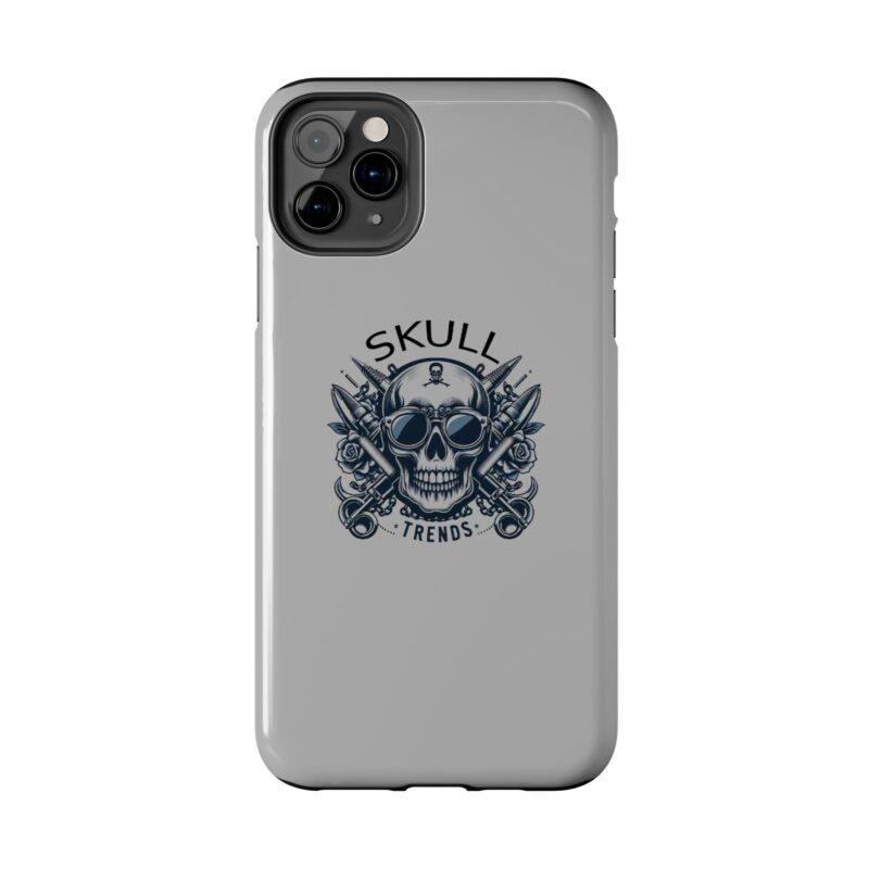 Skull Trends - Grey Phone Tough Phone Cases - Image 30