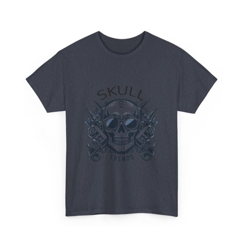 Skull Trends Logo Tshirt - Unisex Heavy Cotton Tee - Image 327