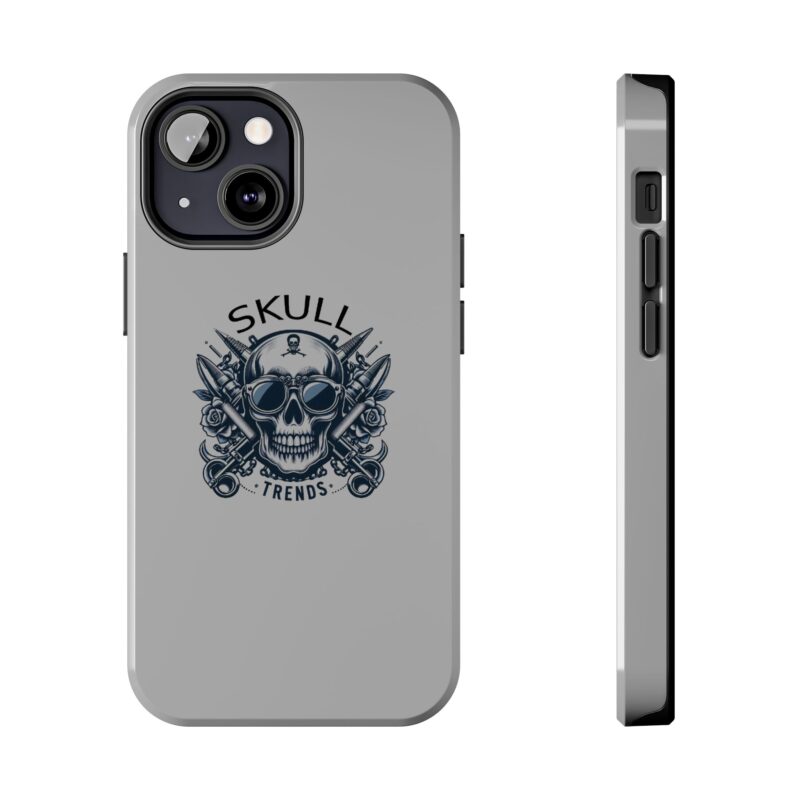 Skull Trends - Grey Phone Tough Phone Cases - Image 65