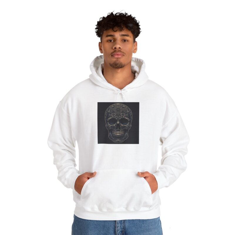 Large Skull - Unisex Heavy Blend™ Hooded Sweatshirt - Image 20