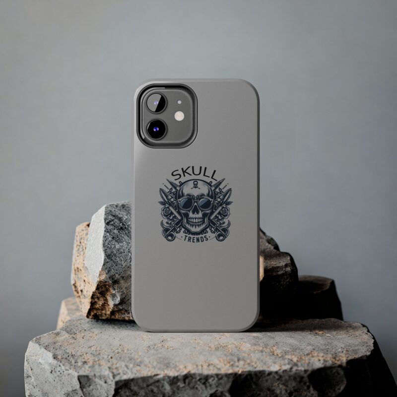 Skull Trends - Grey Phone Tough Phone Cases - Image 39