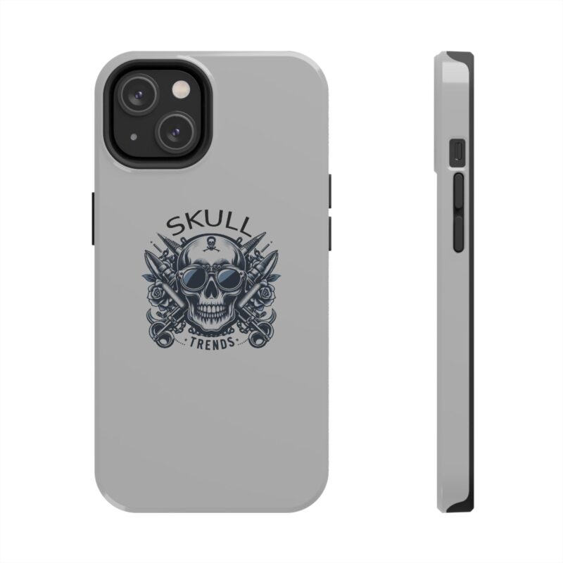 Skull Trends - Grey Phone Tough Phone Cases - Image 83