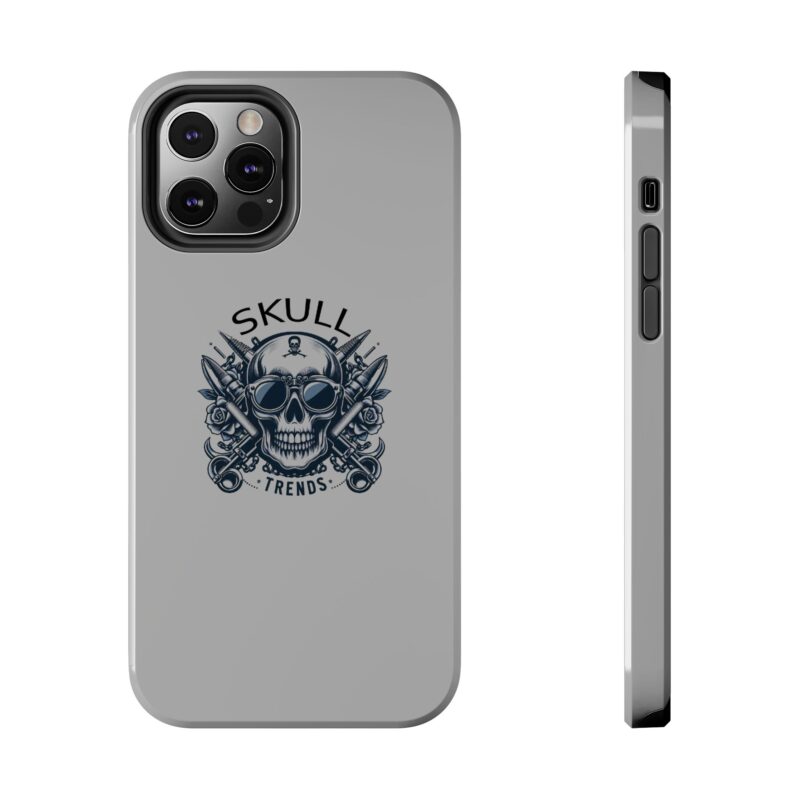 Skull Trends - Grey Phone Tough Phone Cases - Image 47