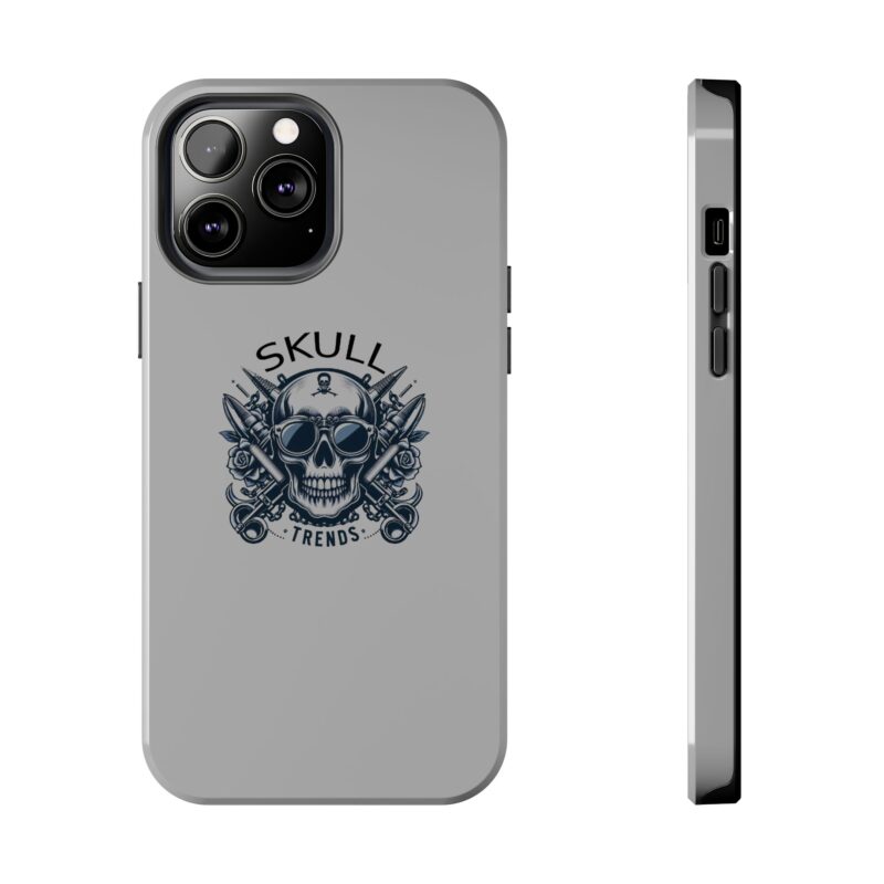 Skull Trends - Grey Phone Tough Phone Cases - Image 77