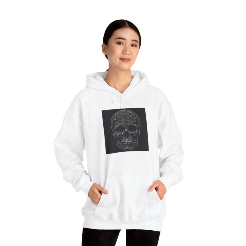 Large Skull - Unisex Heavy Blend™ Hooded Sweatshirt - Image 19