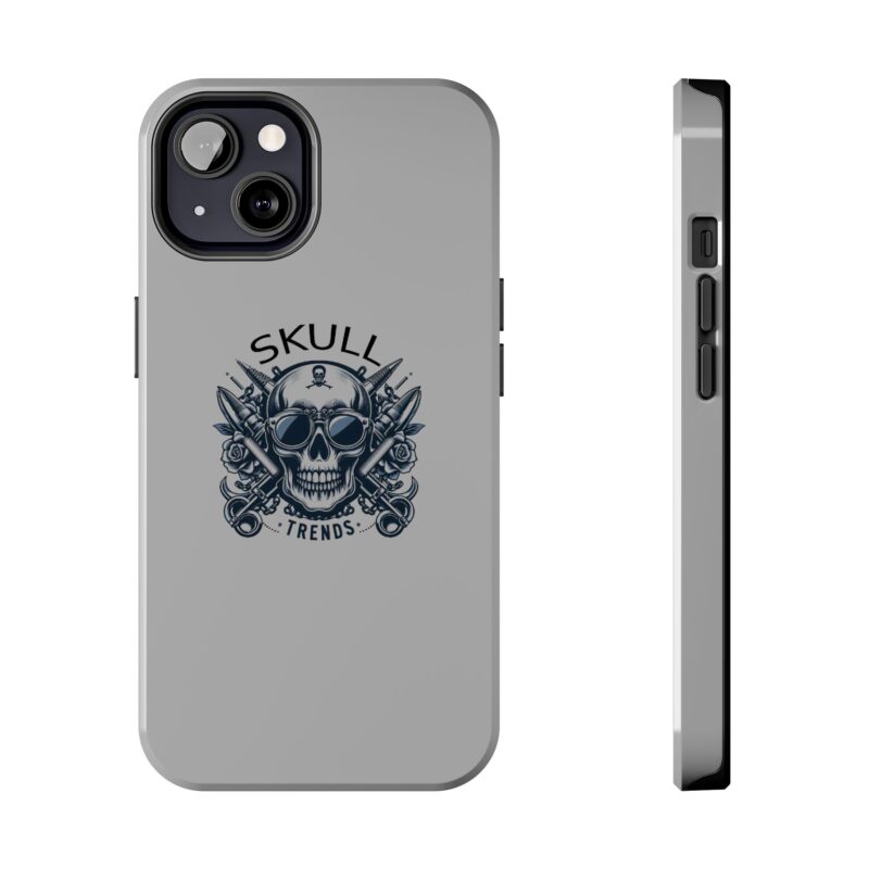 Skull Trends - Grey Phone Tough Phone Cases - Image 59