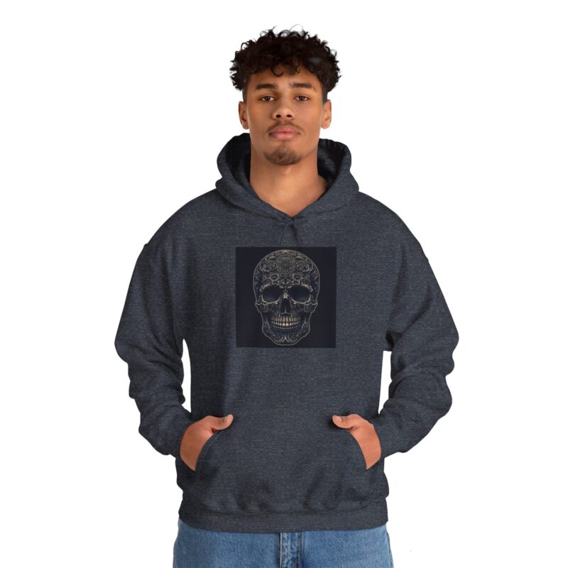 Large Skull - Unisex Heavy Blend™ Hooded Sweatshirt - Image 72