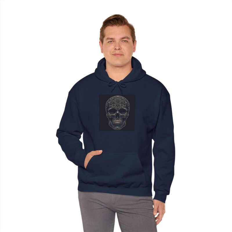 Large Skull - Unisex Heavy Blend™ Hooded Sweatshirt - Image 87