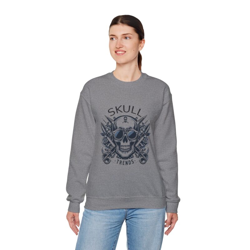 Skull Trends - Unisex Heavy Blend™ Crewneck Sweatshirt - Image 74