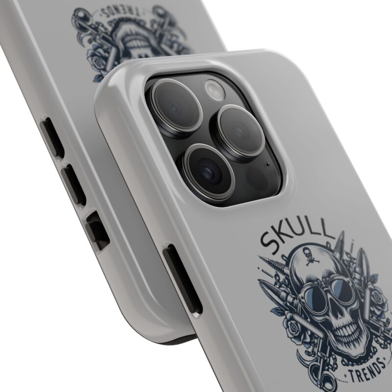 Skull Trends - Grey Phone Tough Phone Cases - Image 92