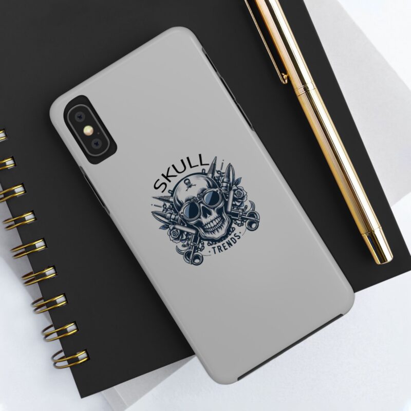 Skull Trends - Grey Phone Tough Phone Cases - Image 14