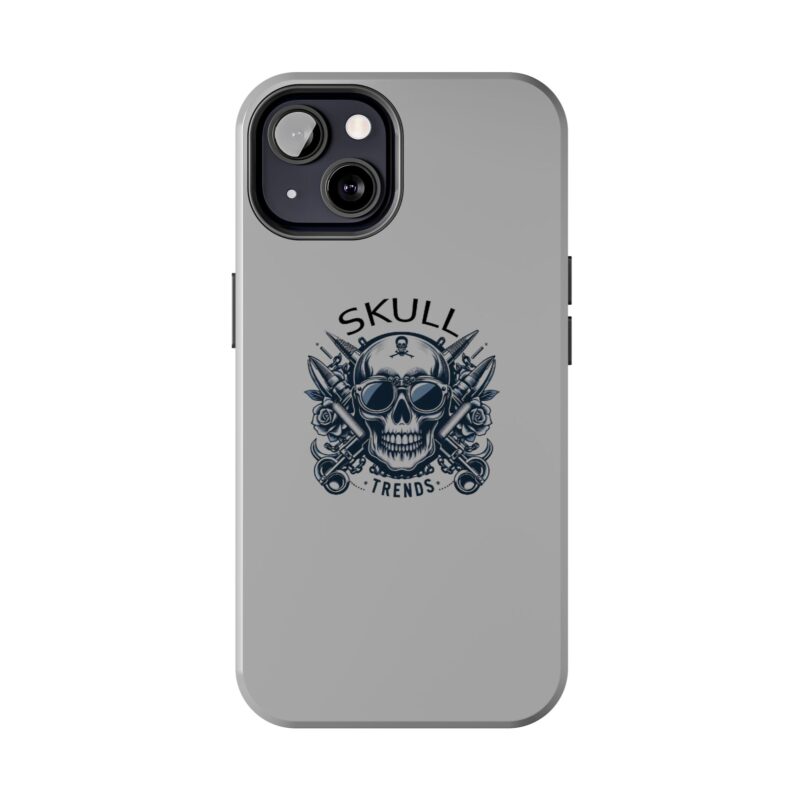 Skull Trends - Grey Phone Tough Phone Cases - Image 60