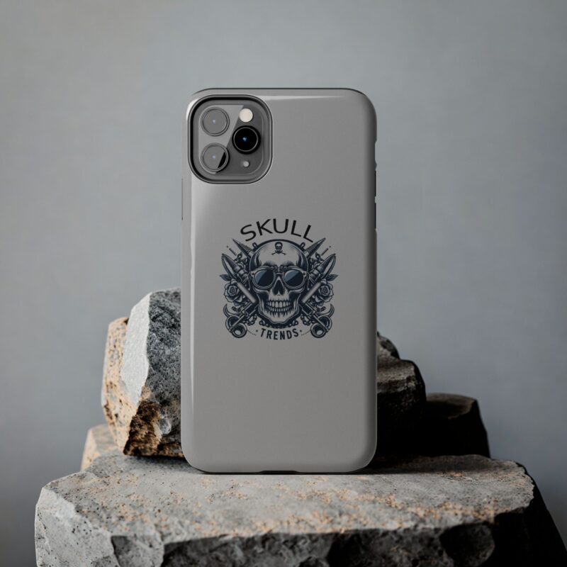 Skull Trends - Grey Phone Tough Phone Cases - Image 33