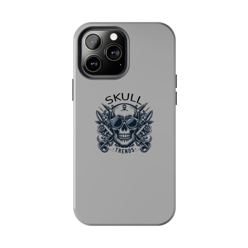 Skull Trends - Grey Phone Tough Phone Cases - Image 78