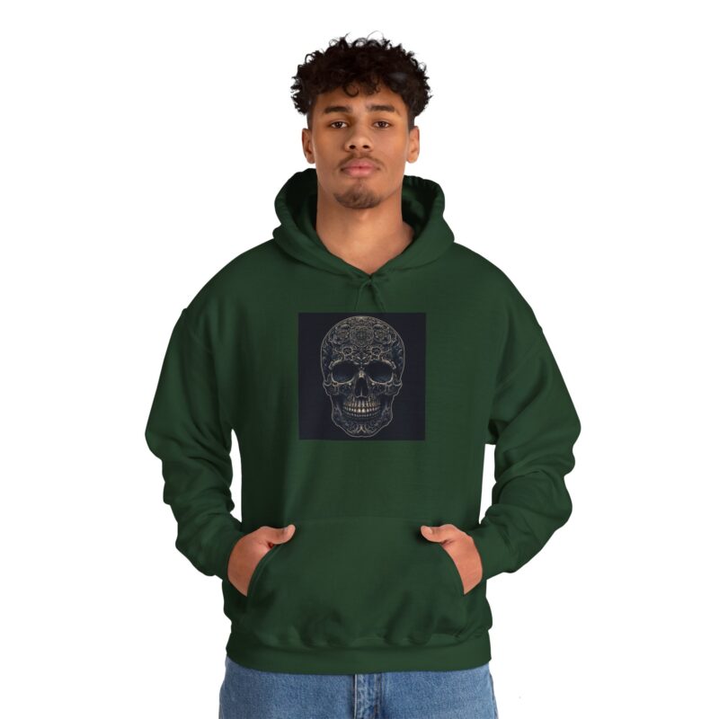 Large Skull - Unisex Heavy Blend™ Hooded Sweatshirt - Image 46