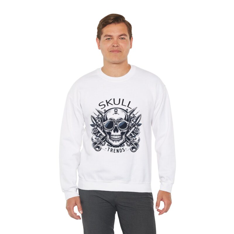 Skull Trends - Unisex Heavy Blend™ Crewneck Sweatshirt - Image 6