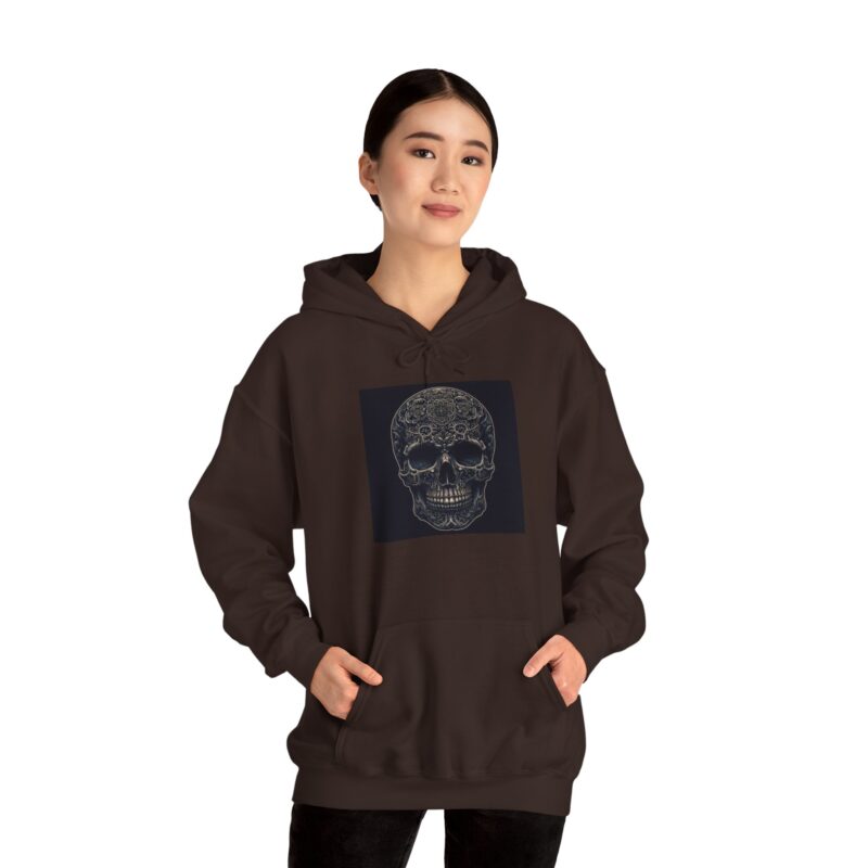 Large Skull - Unisex Heavy Blend™ Hooded Sweatshirt - Image 32