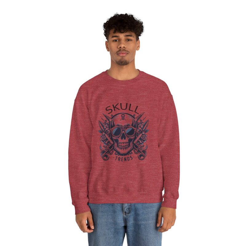 Skull Trends - Unisex Heavy Blend™ Crewneck Sweatshirt - Image 115