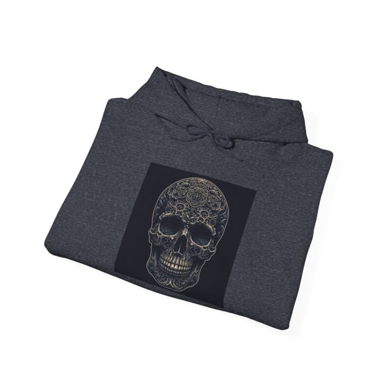 Large Skull - Unisex Heavy Blend™ Hooded Sweatshirt - Image 69