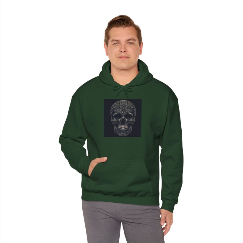 Large Skull - Unisex Heavy Blend™ Hooded Sweatshirt - Image 48