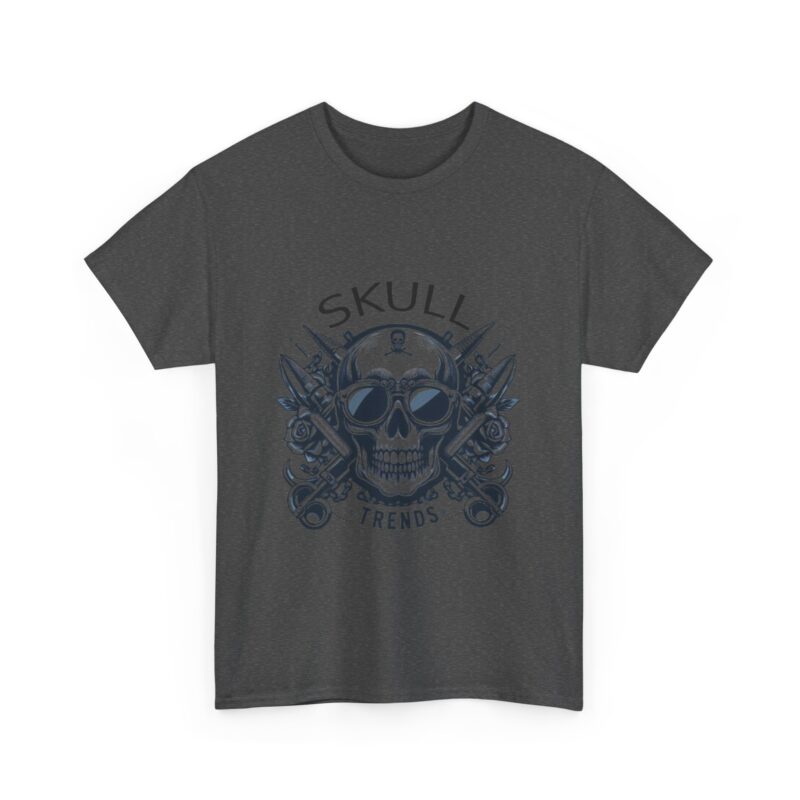 Skull Trends Logo Tshirt - Unisex Heavy Cotton Tee - Image 246