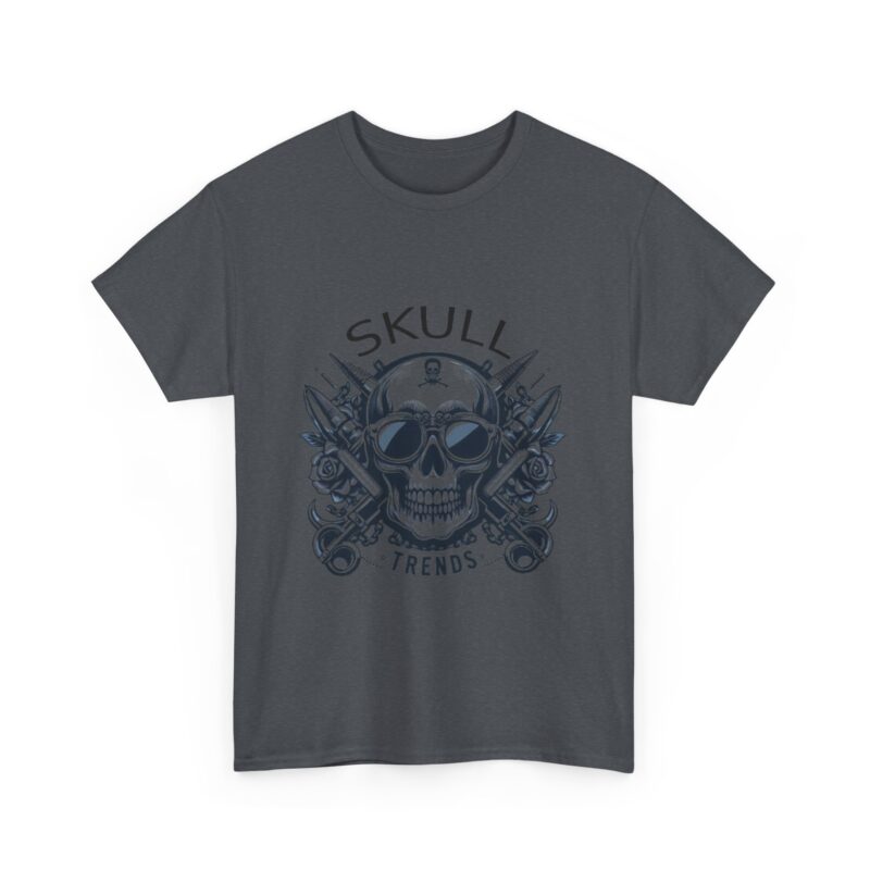 Skull Trends Logo Tshirt - Unisex Heavy Cotton Tee - Image 300