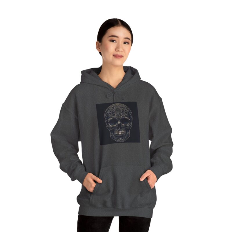 Large Skull - Unisex Heavy Blend™ Hooded Sweatshirt - Image 58