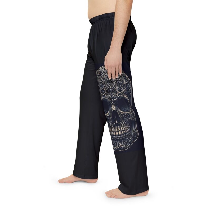 Large Skull - Men's Pajama Pants - Image 5