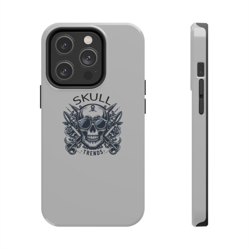 Skull Trends - Grey Phone Tough Phone Cases - Image 85