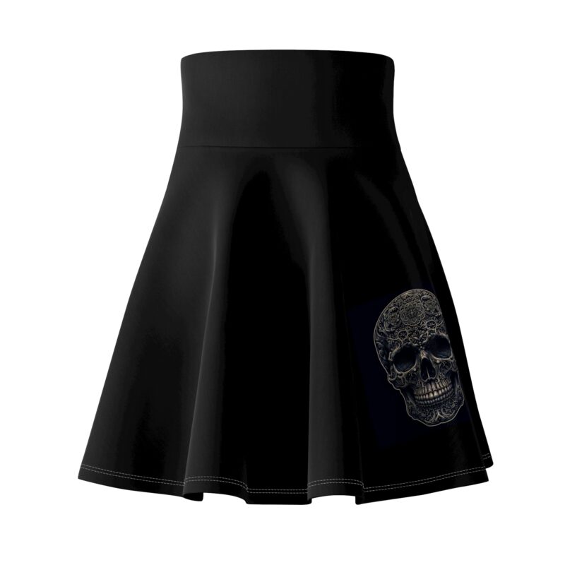 Large Skull - Women's Skater Skirt - Image 9