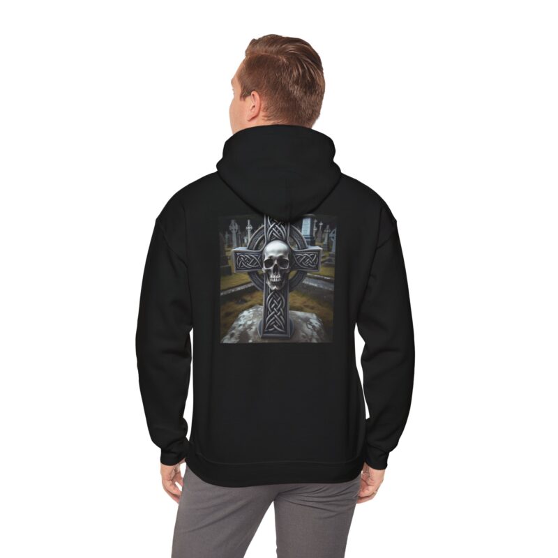 Skull Trends - Celtic Cross Unisex Heavy Blend™ Hooded Sweatshirt - Image 10