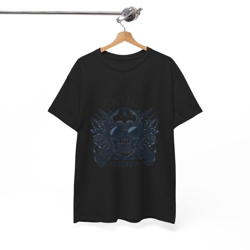 Skull Trends Logo Tshirt - Unisex Heavy Cotton Tee - Image 88