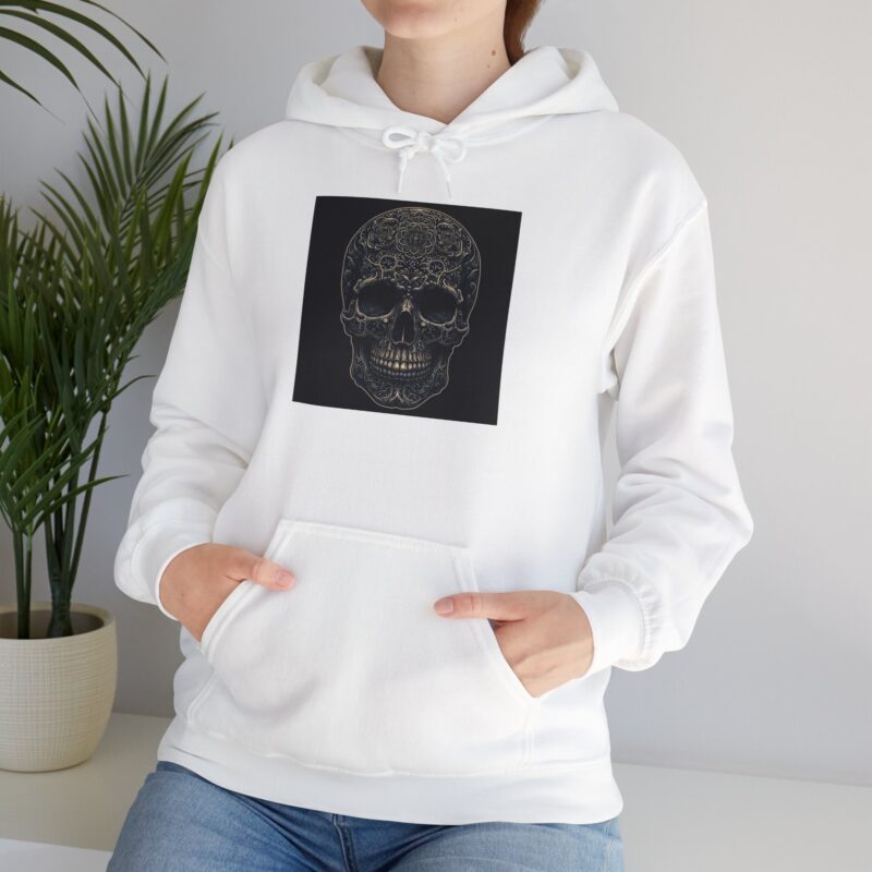 Large Skull - Unisex Heavy Blend™ Hooded Sweatshirt - Image 26