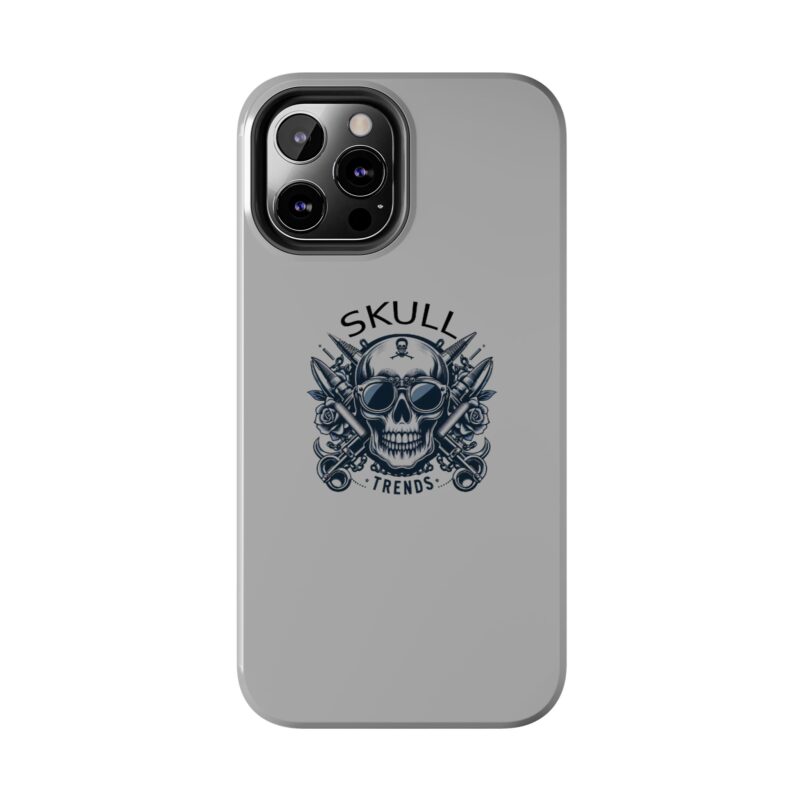 Skull Trends - Grey Phone Tough Phone Cases - Image 54