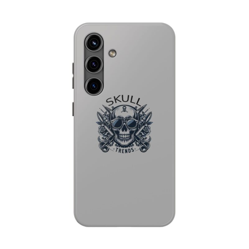 Skull Trends - Grey Phone Tough Phone Cases - Image 106