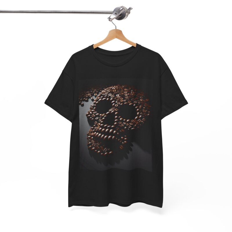 Coffee Skull - Unisex Heavy Cotton Tee - Image 7