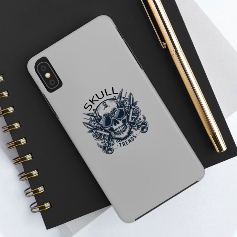 Skull Trends - Grey Phone Tough Phone Cases - Image 16