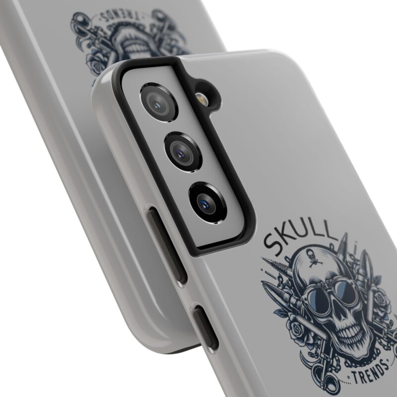 Skull Trends - Grey Phone Tough Phone Cases - Image 117