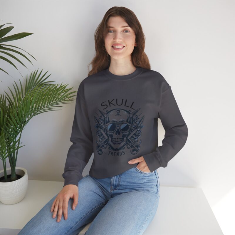 Skull Trends - Unisex Heavy Blend™ Crewneck Sweatshirt - Image 110