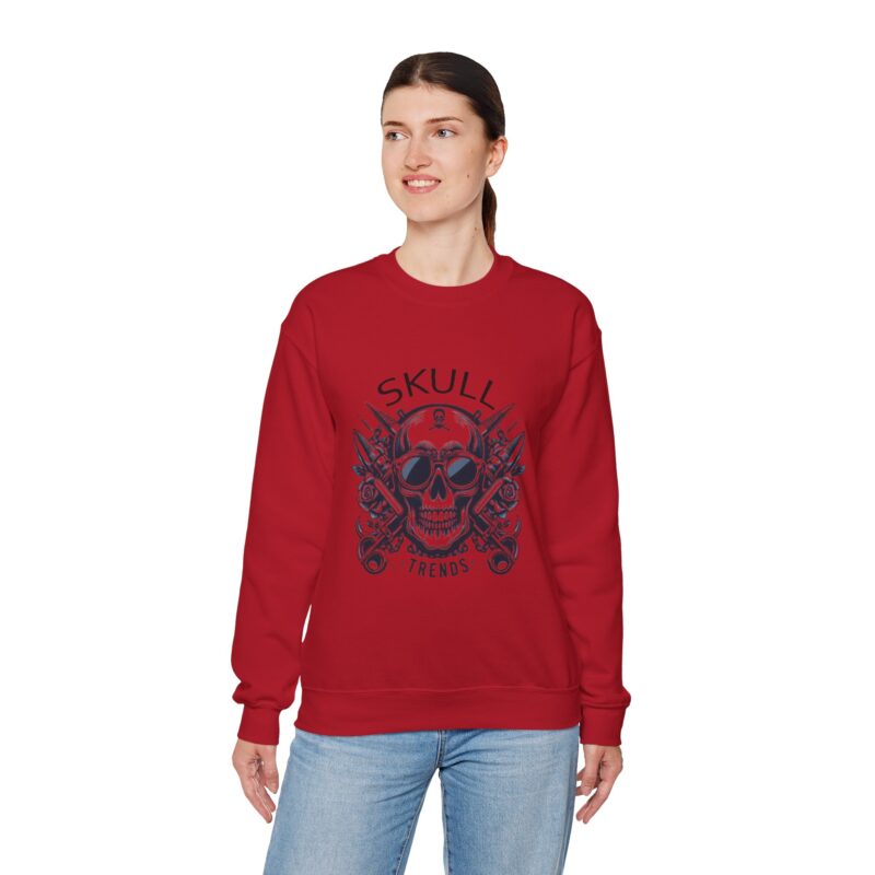 Skull Trends - Unisex Heavy Blend™ Crewneck Sweatshirt - Image 151