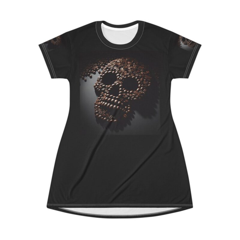 Coffee Skull - T-Shirt Dress - Image 2