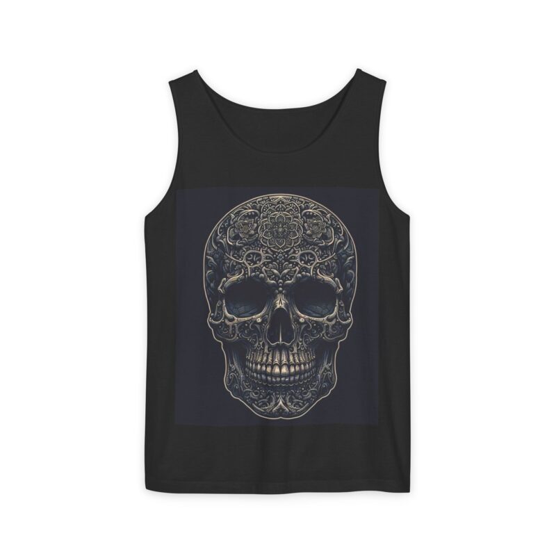 Large Skull - Unisex Garment-Dyed Tank Top