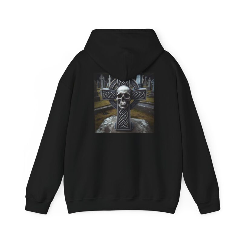 Skull Trends - Celtic Cross Unisex Heavy Blend™ Hooded Sweatshirt - Image 2