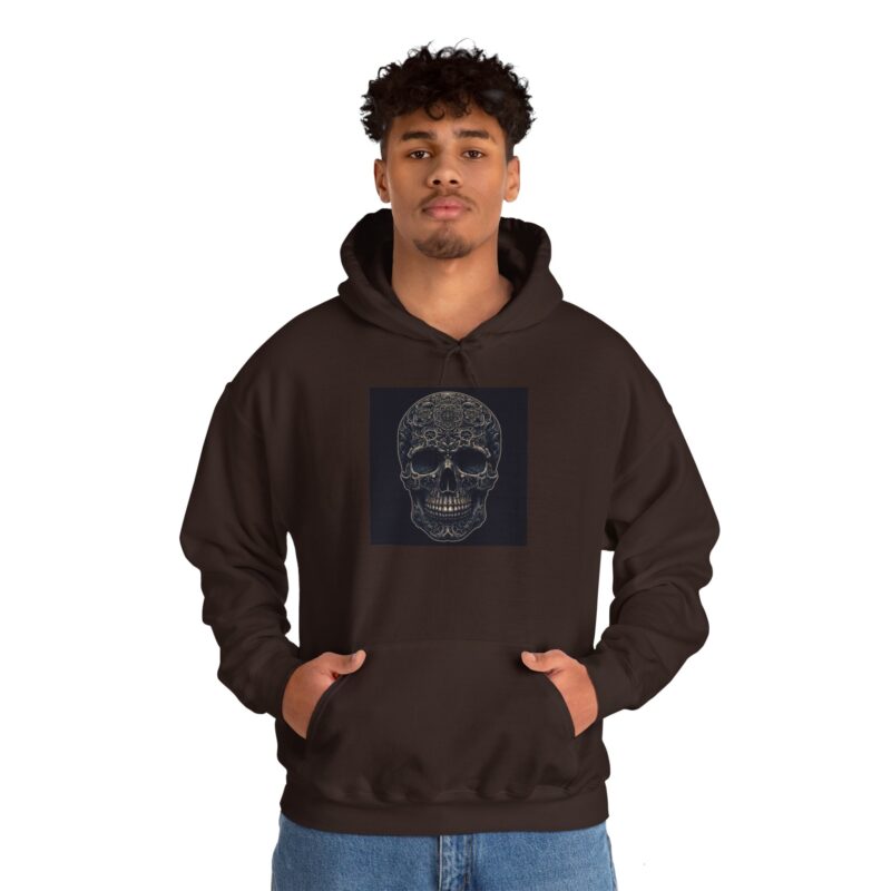 Large Skull - Unisex Heavy Blend™ Hooded Sweatshirt - Image 33